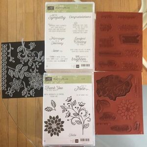 Flourishing Phrases stamp set & Dies
